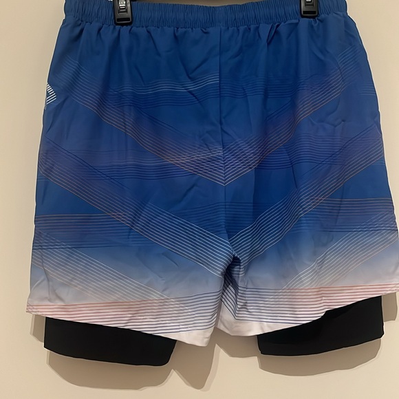 Men’s 7in Workout Trunks with Compression Liner - Picture 4 of 6